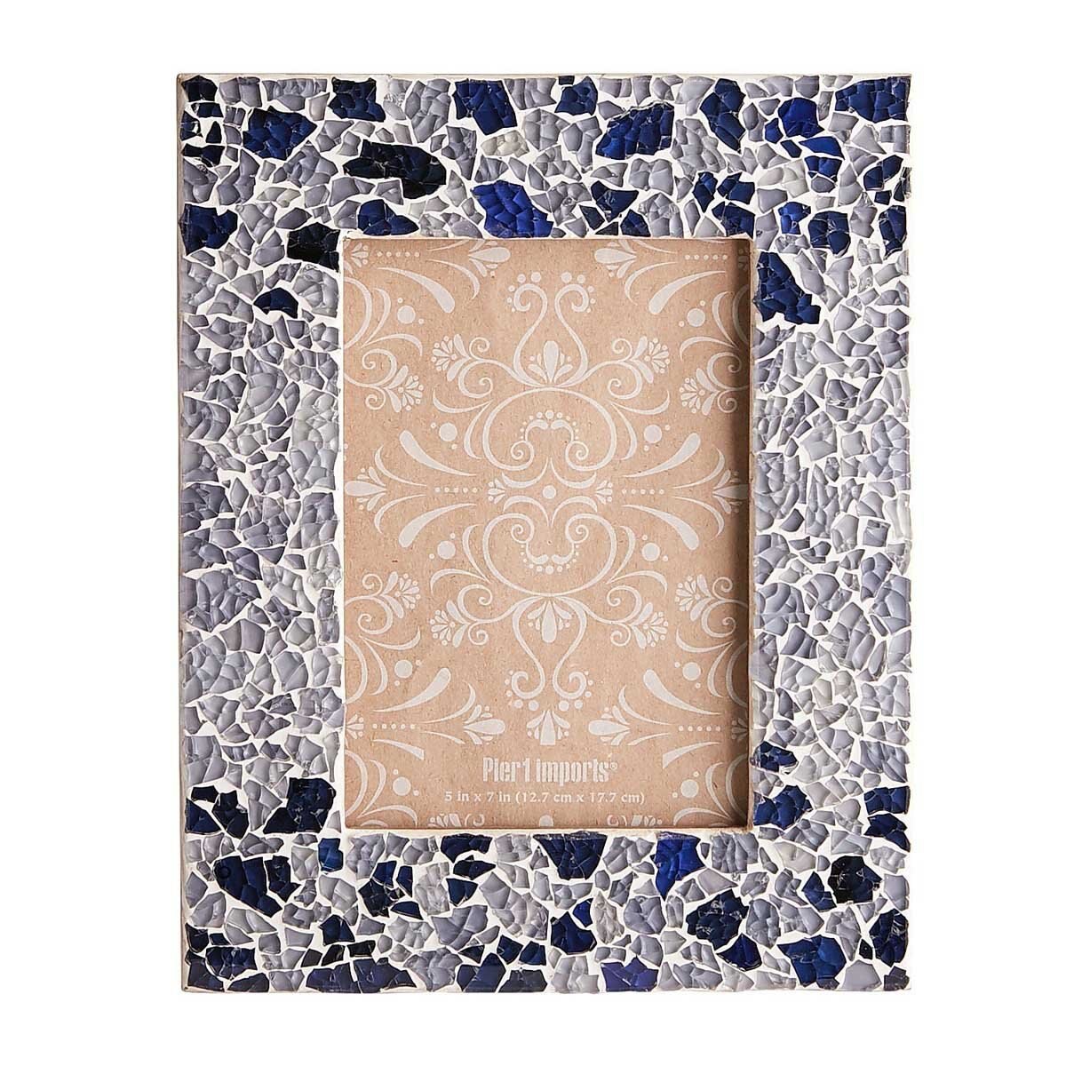 Marco Blue Mosaic 5X7 - Pier 1 Imports