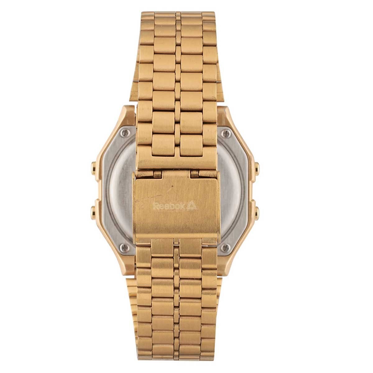 Set Box de Reloj Y Correa Dorada Reebok para Caballero
