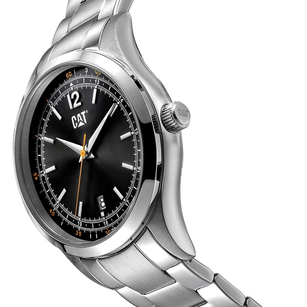Set Box de Reloj y Brazalete Plata Caterpillar para Caballero