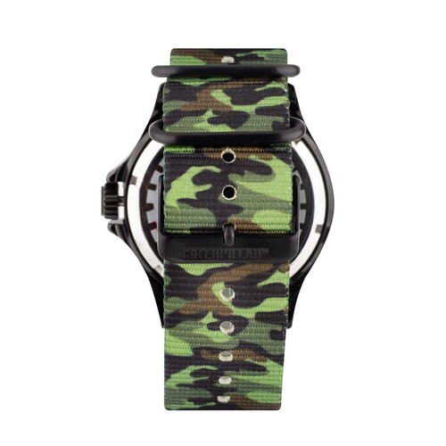 Set Box de Reloj y Brazalete Verde Militar Caterpillar para Caballero