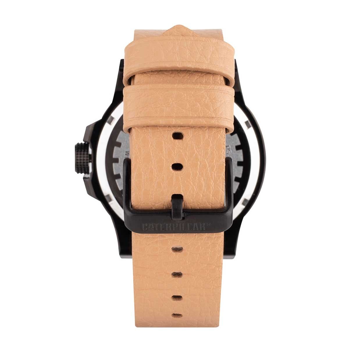 Set Box de Reloj y Brazalete Beige Caterpillar para Caballero