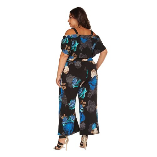 Jumpsuit Estampado Flores Dex Plus