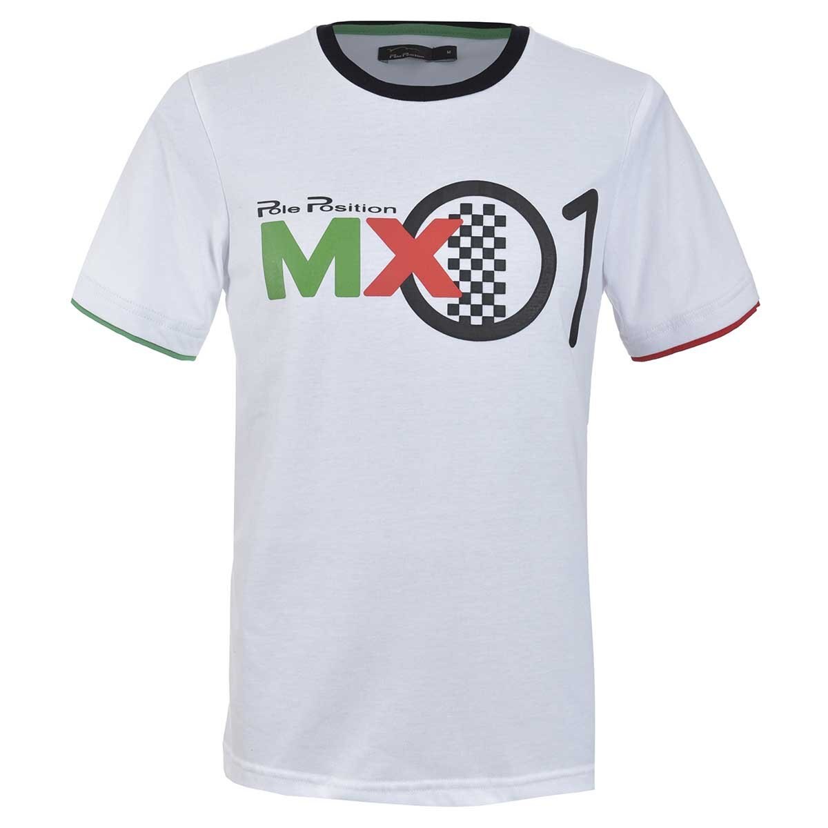 Playera México Blanca para Caballero Pole Position