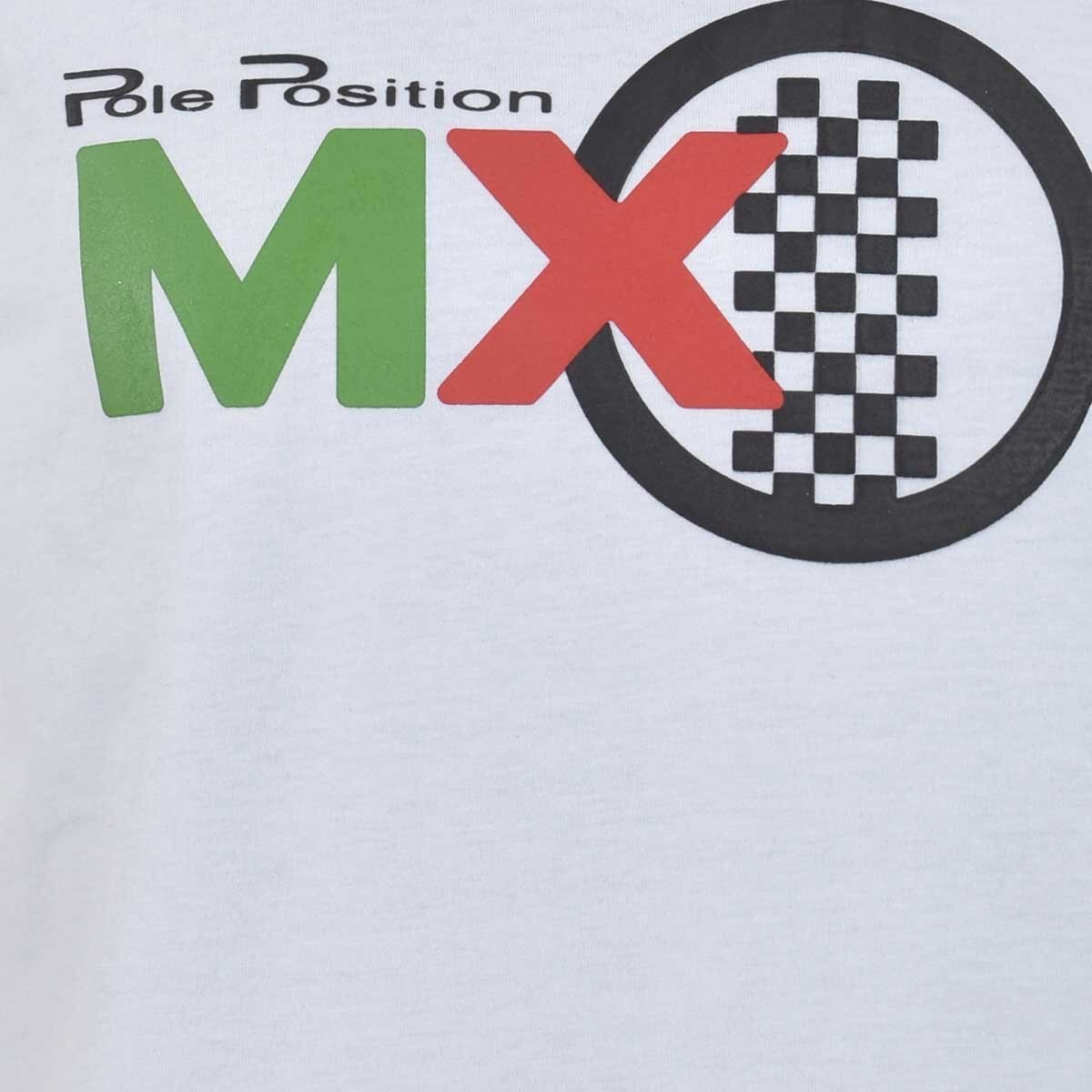 Playera México Blanca para Caballero Pole Position