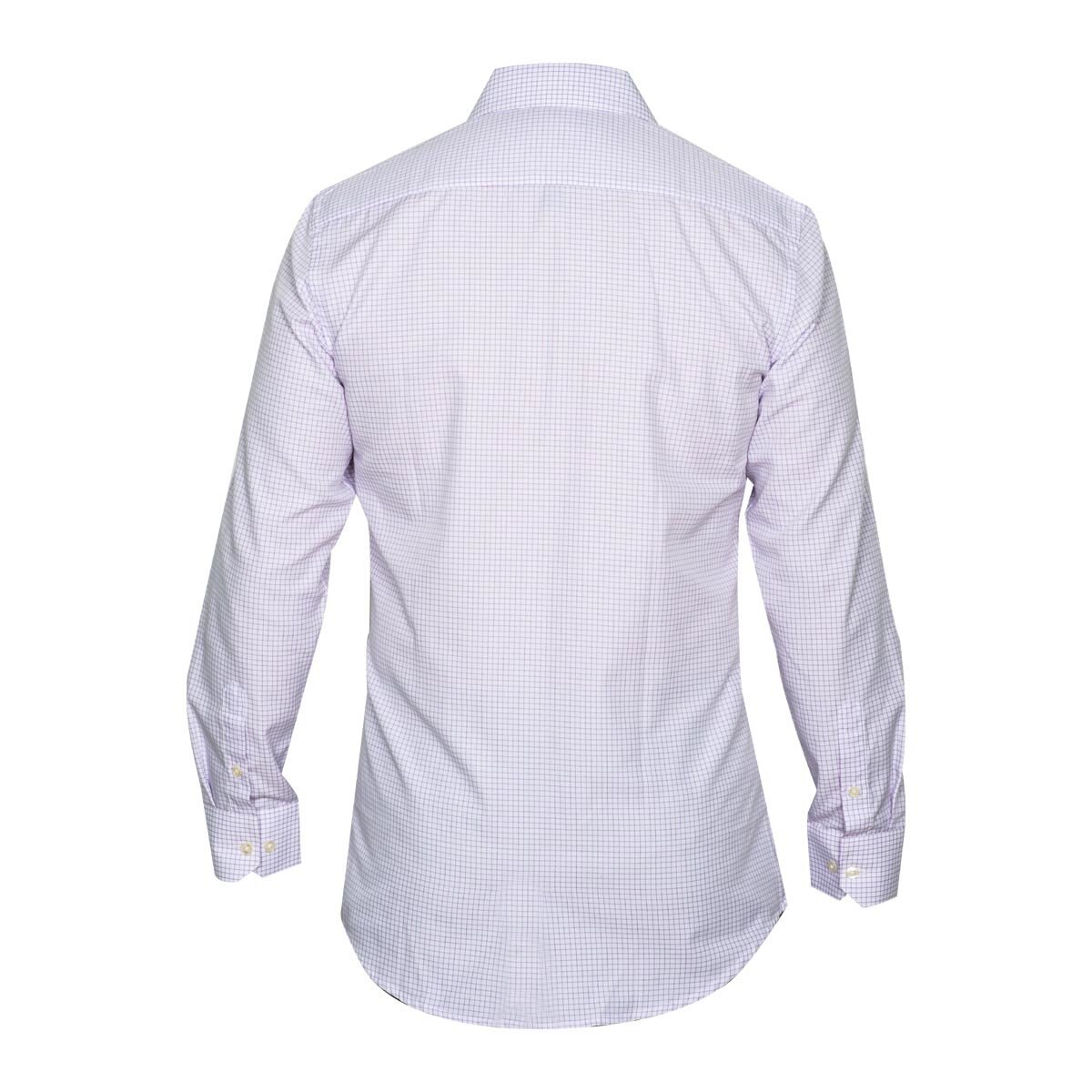 Camisa de Vestir Morado Combinado para Caballero Perry Ellis