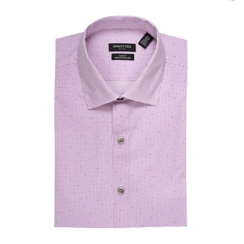 Camisa de Vestir Rosa Combinado para Caballero Kenneth Cole