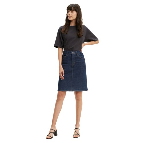 Falda Azul Classic Skirt Levi's