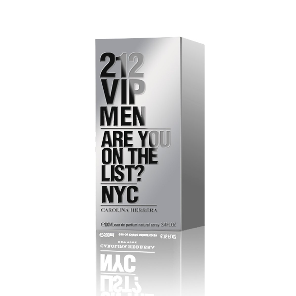 Fragancia para Caballero, Carolina Herrera, 212 Vip Men, Edt 200Ml