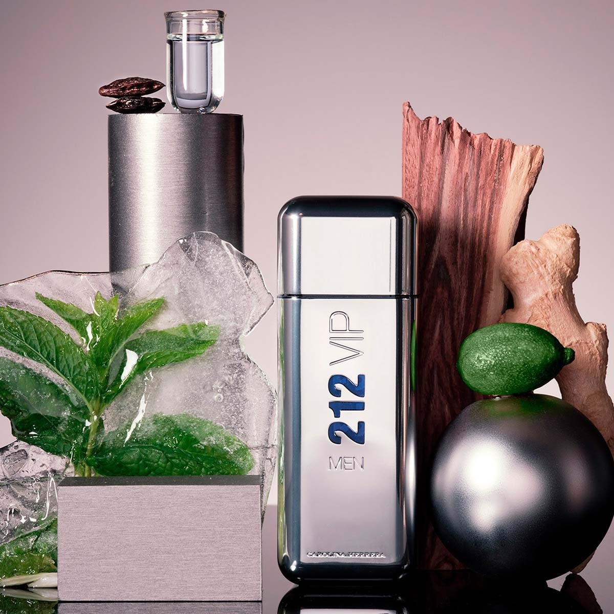 Fragancia para Caballero, Carolina Herrera, 212 Vip Men, Edt 200Ml
