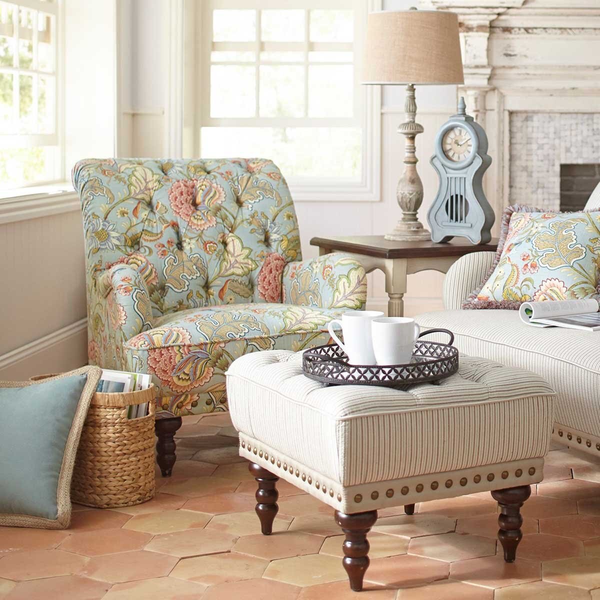 Sillón Chas Blue Meadow Pier 1 Imports