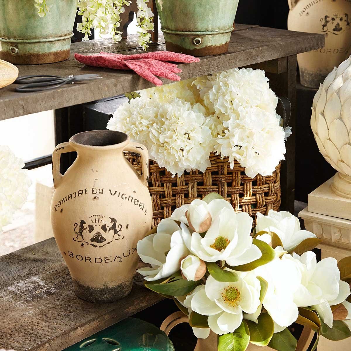 Vara Decorativa Hortencia Cream Pier 1 Imports