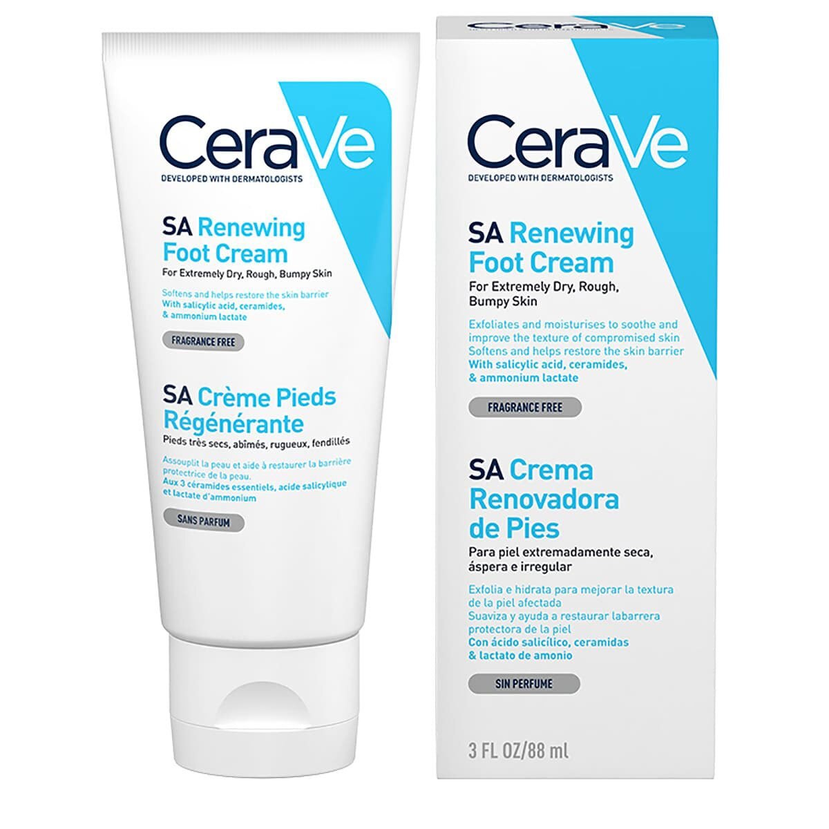 Sa Crema Renovadora de Pies 3Oz 88Ml