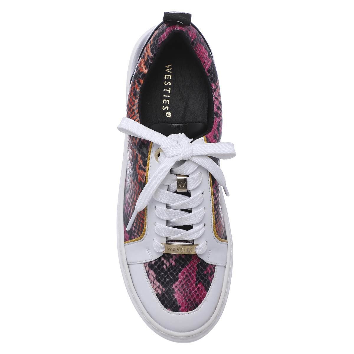 Tenis con Plataforma Y Material Sintético Color Rosa Combinado Westies