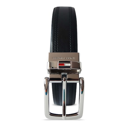 Cinturón Negro Combinado para Hombre Tommy Hilfiger