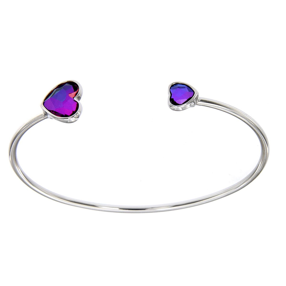 Brazalete con Corazones Fuchsia Camilla Madrid