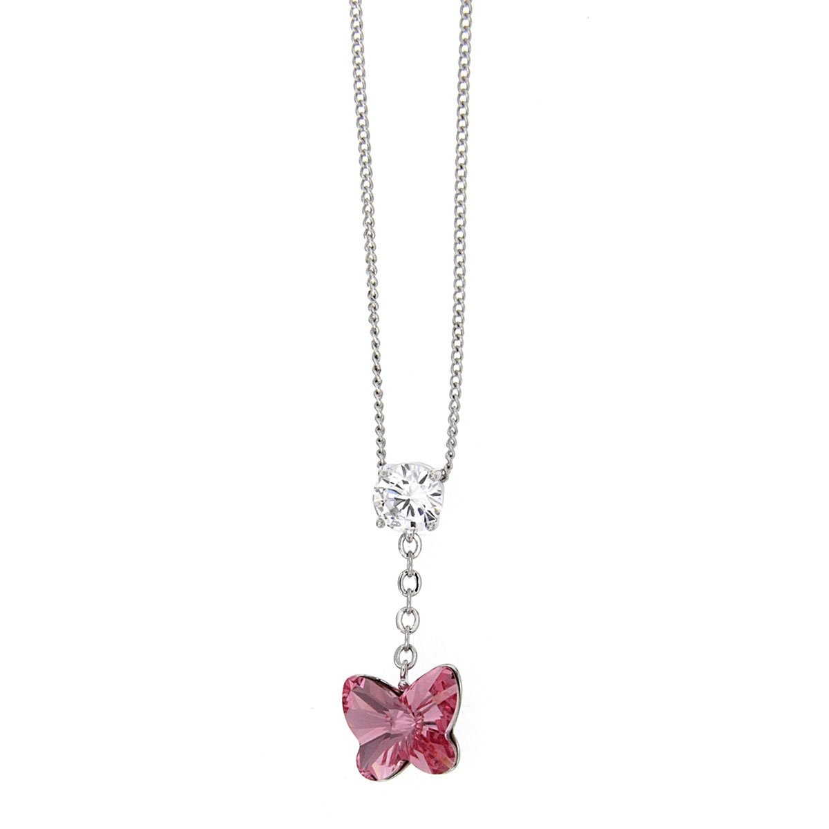 Dije con Cadena Mariposa Light Rose Camilla Madrid