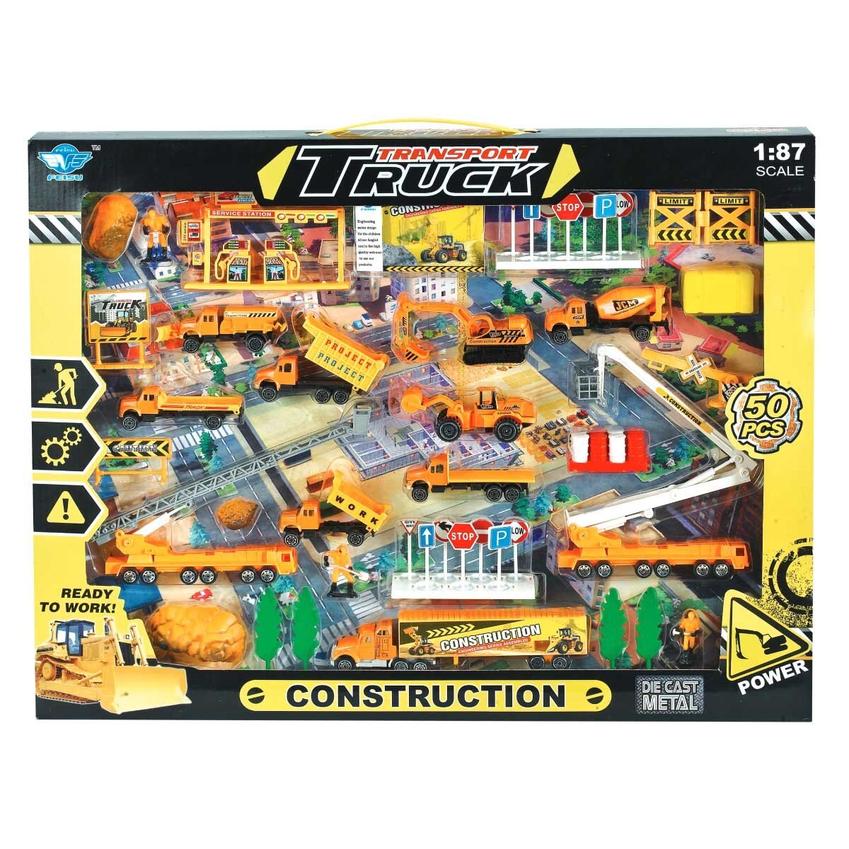 Set de Construcción Transport Truck 40 Pz Feisu