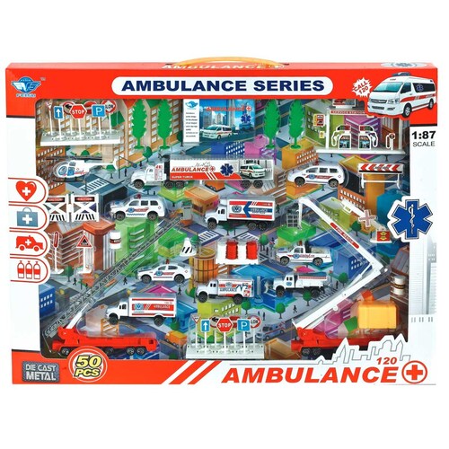 Set de Ambulancias 50 Pz Feisu