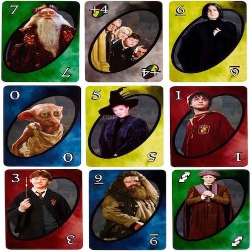 Juego de Cartas uno de Harry Potter