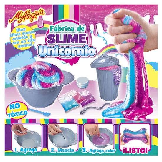 Fabrica de Slime Unicornio Mi Alegria