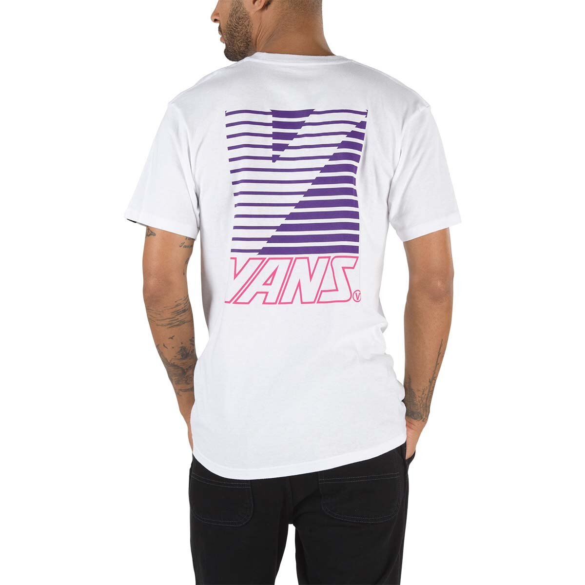 Playera Blanca Manga Corta para Caballero Vans