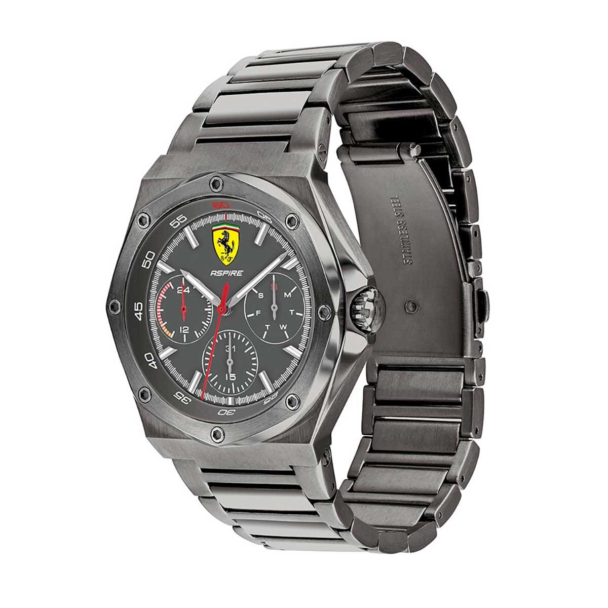 Reloj Plateado Ferrari para Caballero