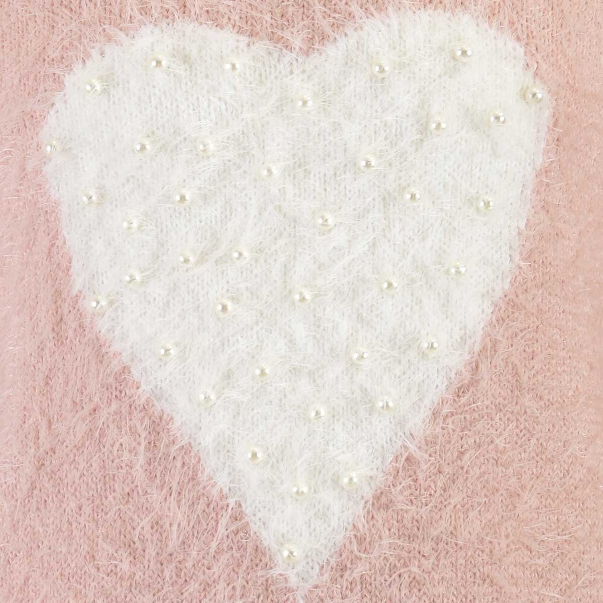Suéter con Diseño de Corazón para Niña Hollywood North