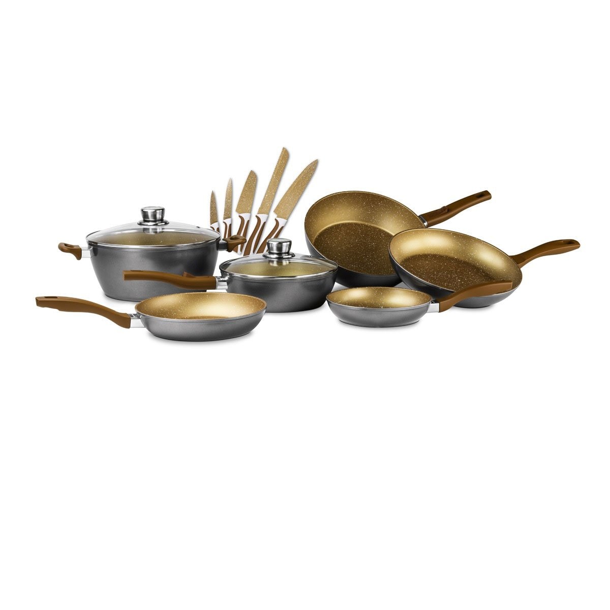 Juego de 13 Piezas Copper Flavor Stone