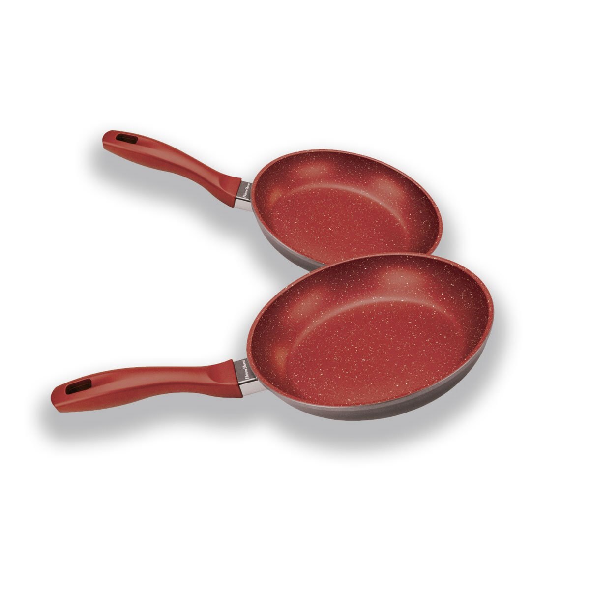 Juego de Sartenes 20Cm Y 28Cm Flavor Stone Rojo