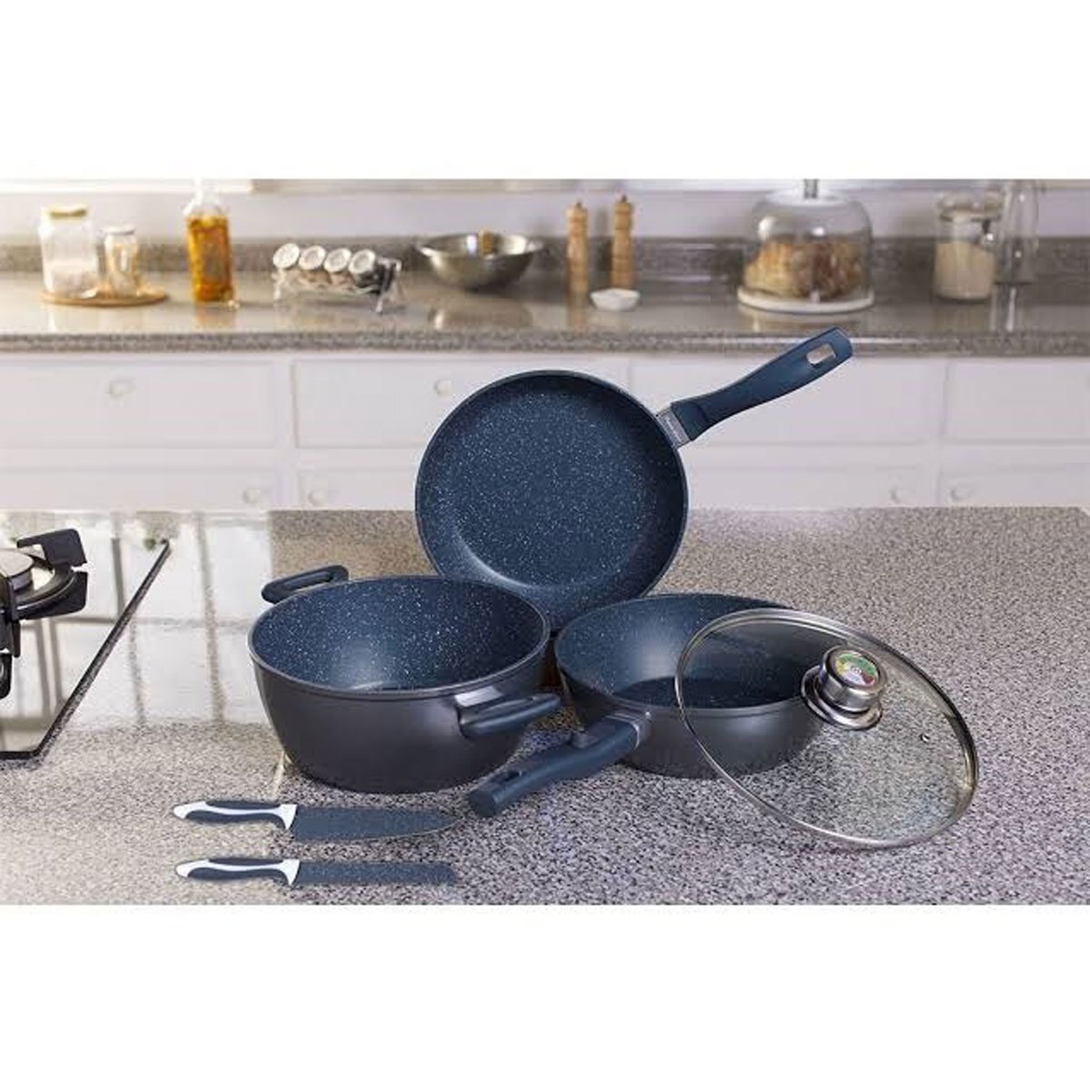 Batería Master Set 6 Piezas Mayan Azul Mejor Compra Tv
