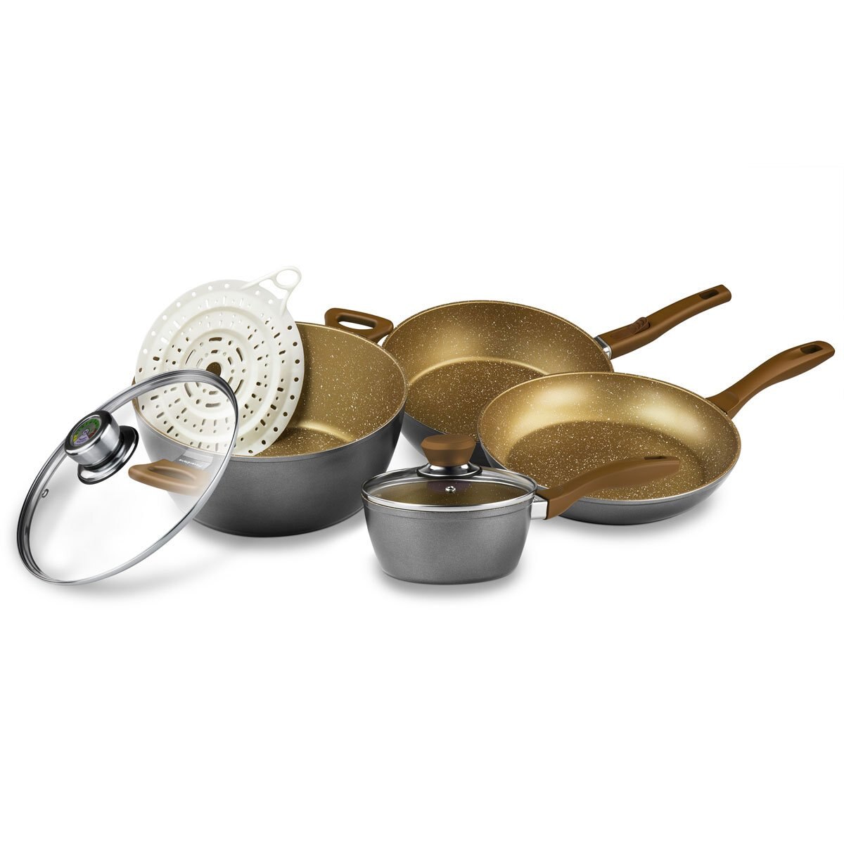 Set 7 Piezas Grande System Copper Mejor Compra Tv