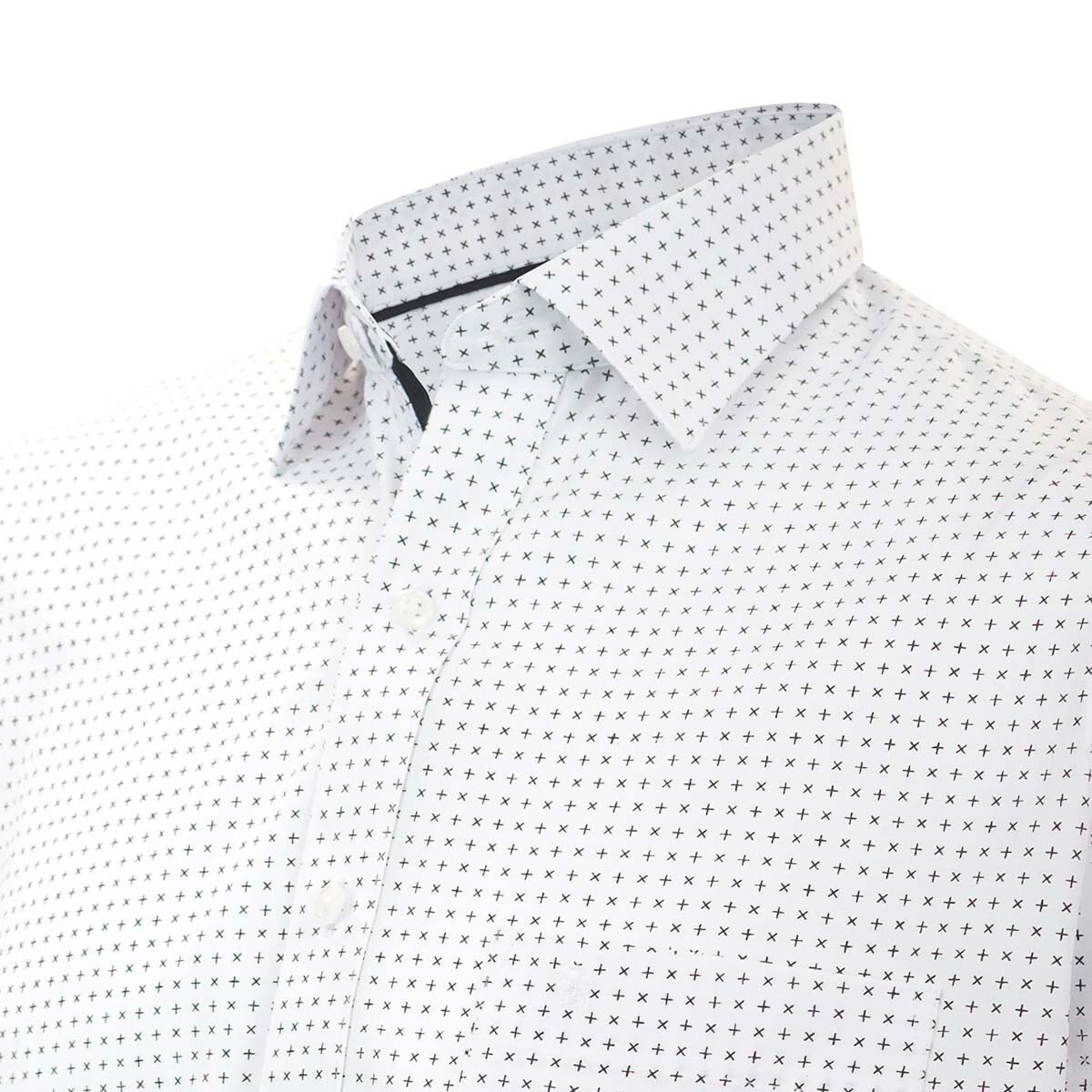 Camisa de Vestir Cuadros Azul para Caballero Manchester