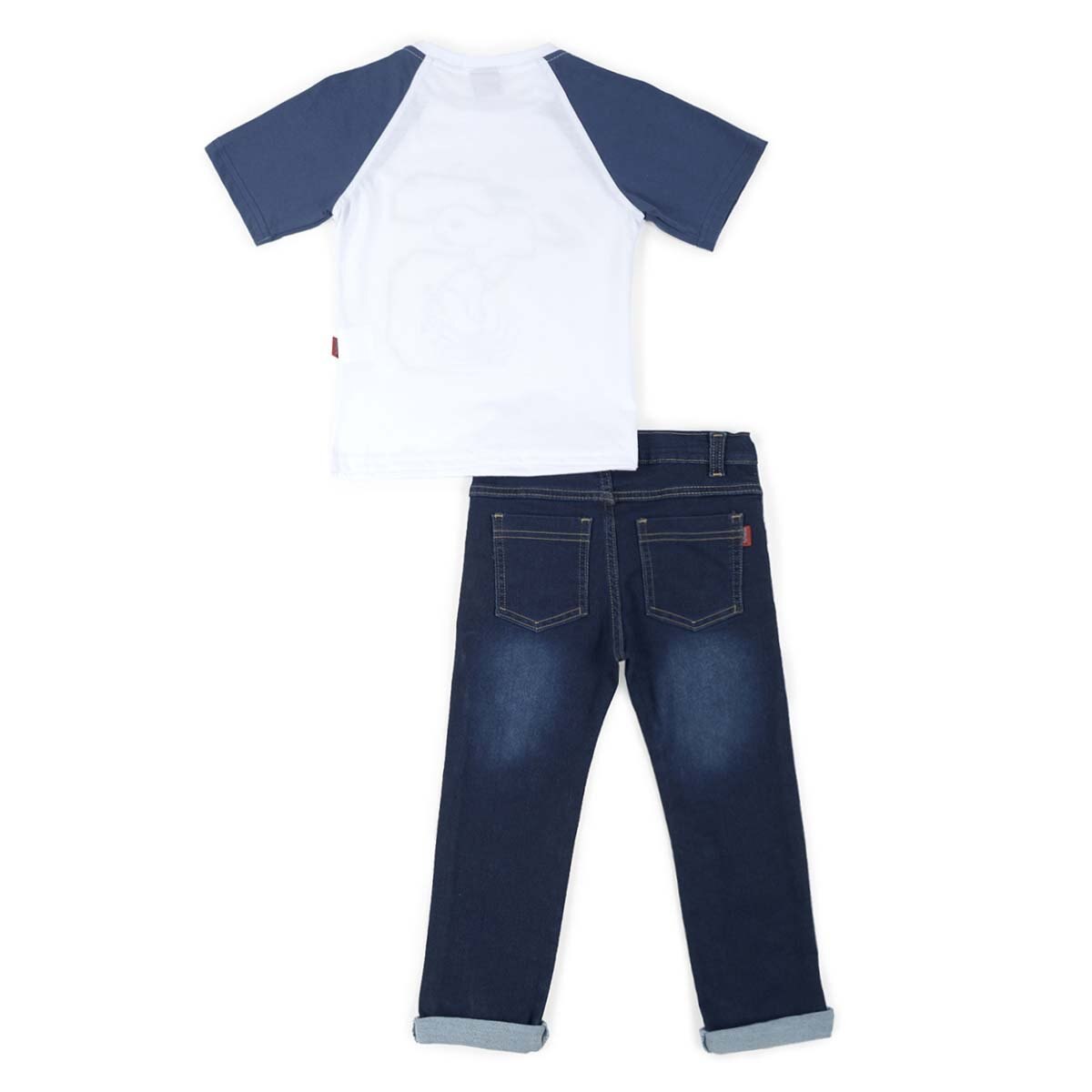 Conjunto de 2 Piezas para Niño Playera Manga Ranglan con Pantalón Snoopy