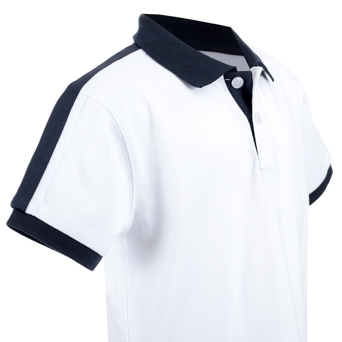 Playera Polo con Cintas en Manga para Niño Jeanious