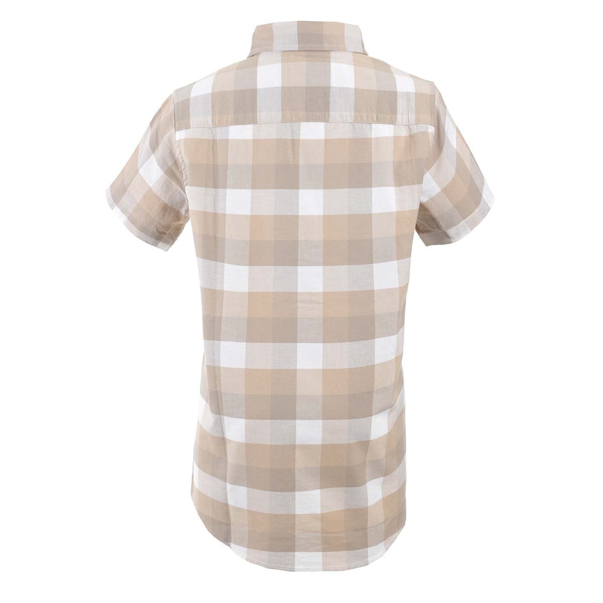 Camisa a Cuadros Manga Corta para Niño Jeanious