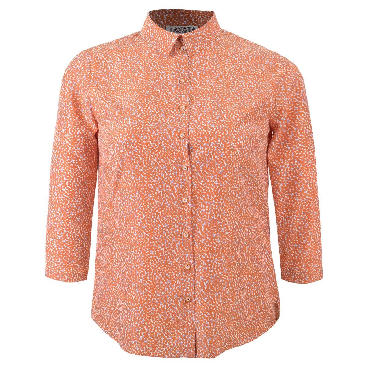 Blusa Multicolor Camisera Manga 3/4 Tavata para Dama