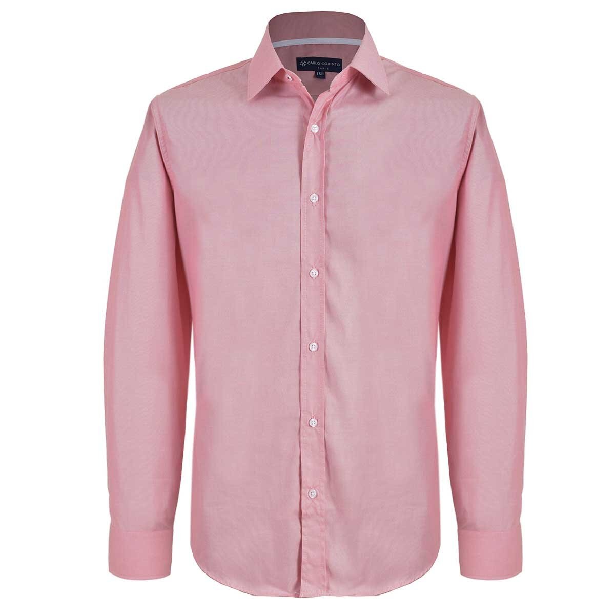 Camisa de Vestir Regular Rojo Carlo Corinto Paris para Caballero