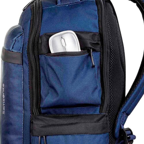 Mochila Tipo Backpack Porta Laptop Data Azul Samsonite
