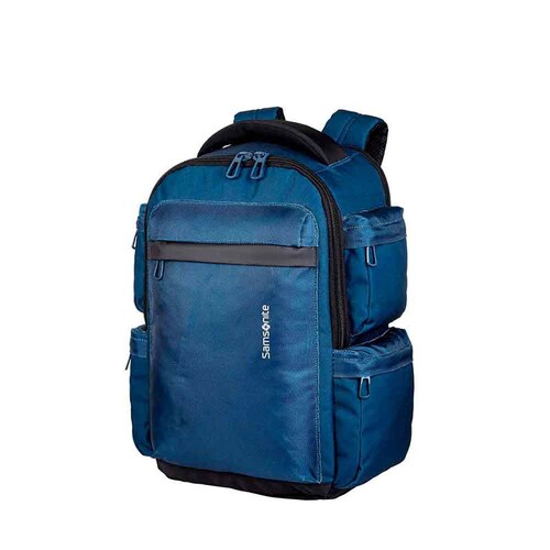 Mochila Tipo Backpack Porta Laptop Data Azul Samsonite