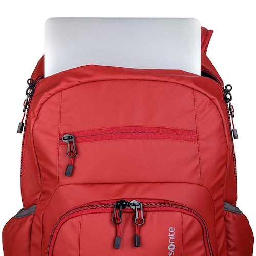 Mochila Tipo Backpack Porta Laptop Bravo Burgundy Samsonite