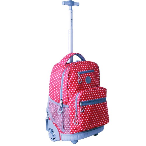 Mochila Tipo Backpack Trolley Roja Dot Swissland 