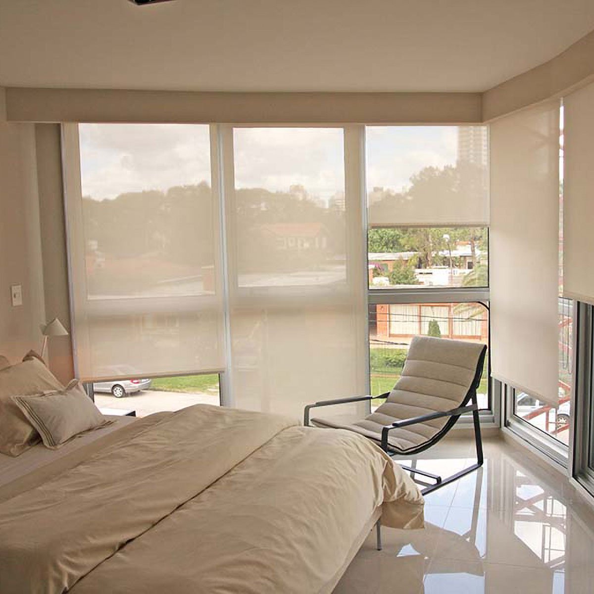 Persiana Enrollable Screen20 Blanca 60X100 Fua