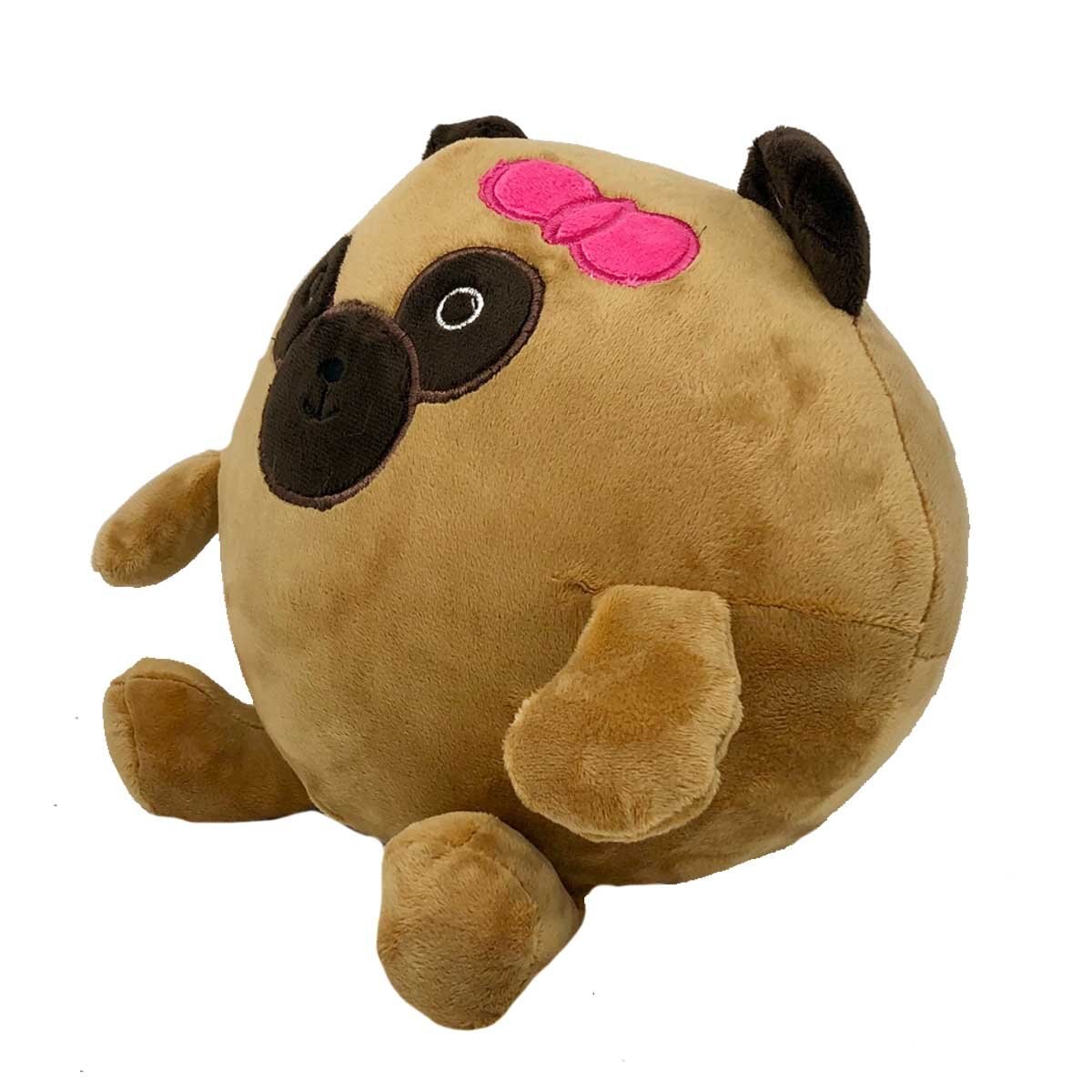 Peluche Bola Perro con Moño Pax Toys