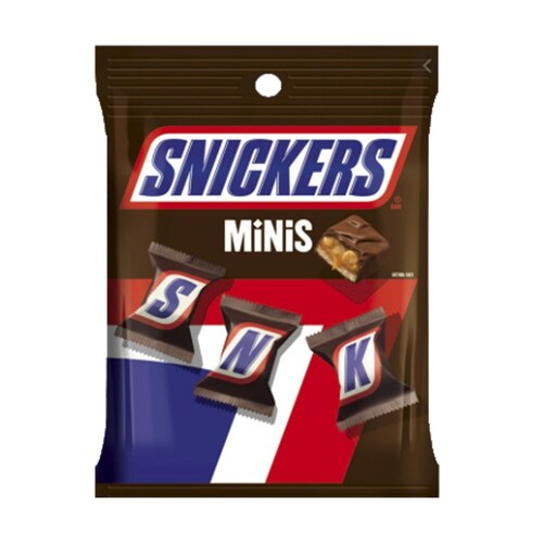 Chocolate Snickers Peg Pack 124G Mars
