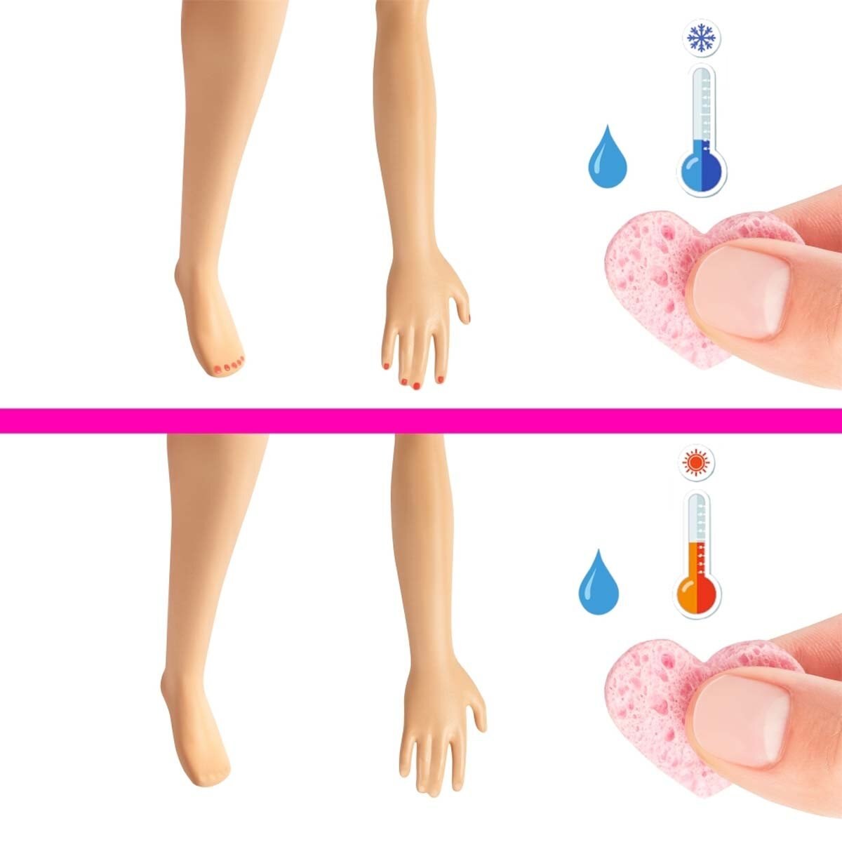 Barbie Fashionista Muñeca Mani / Pedi Salón
