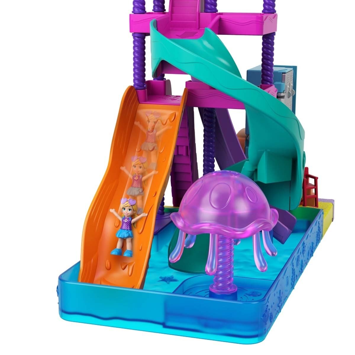 Polly Pocket Micro Set de Juego Parque Acuático de Pollyville