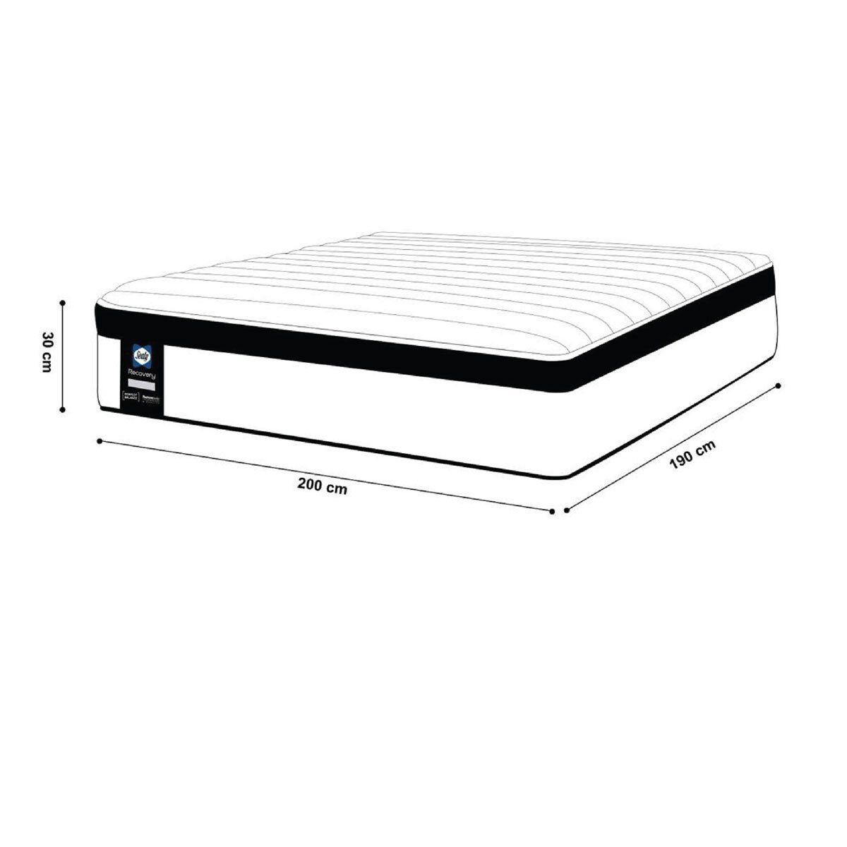 Colchon King Size Sealy Recovery Energy