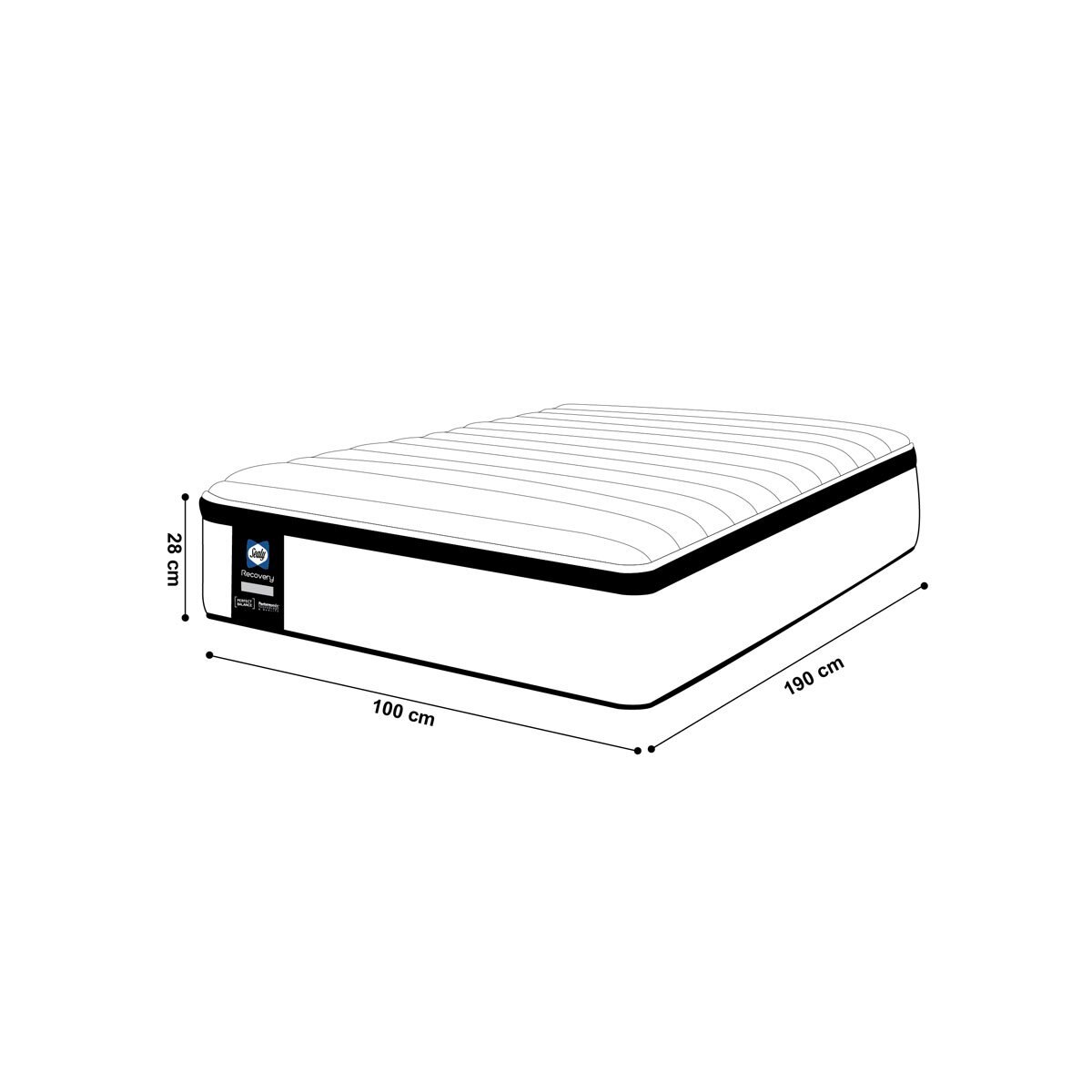 Colchon Individual Sealy Recovery Restore