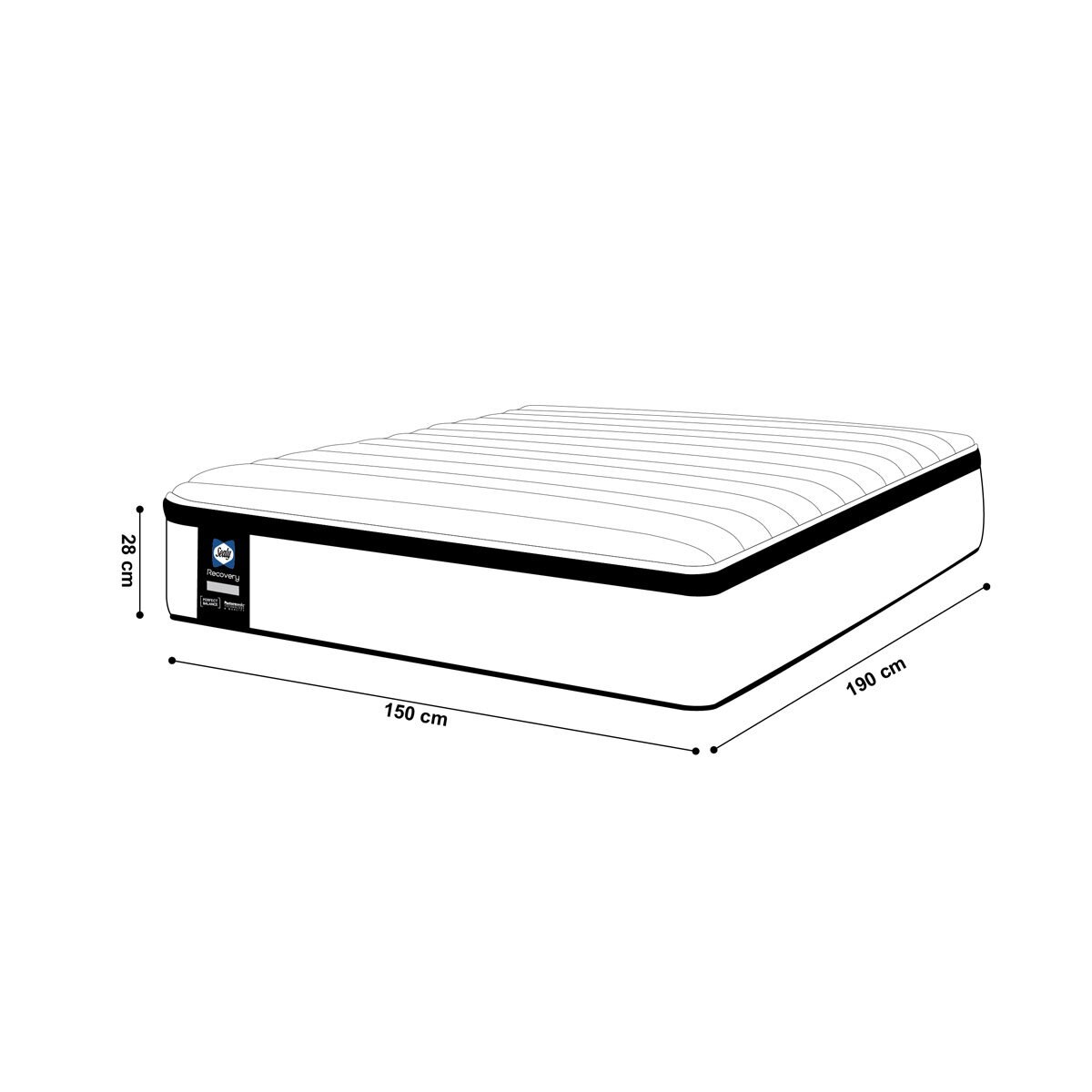 Colchon Queen Size Sealy Recovery Restore