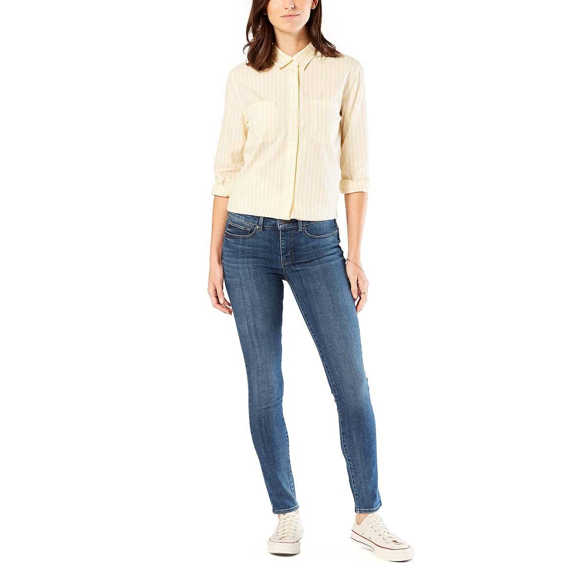 Jeans mid-rise skinny valencia Índigo dockers - Sears